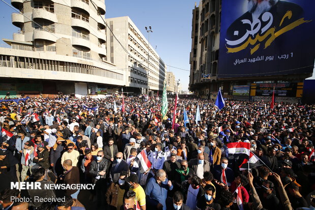 مراسم روز شهید عراقی در بغداد
