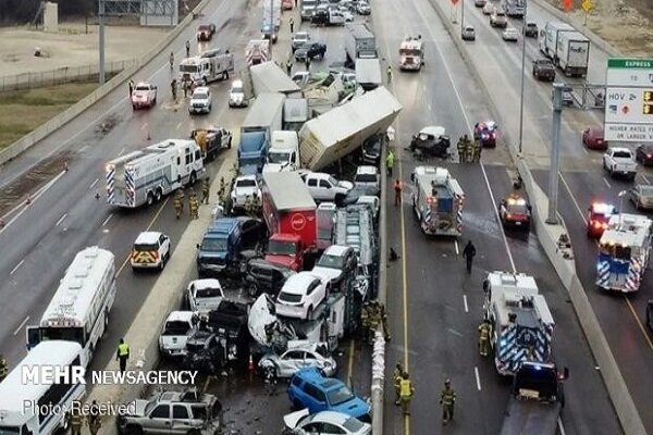 VIDEO: Deadly chain of car accident in US Texas left 9 dead