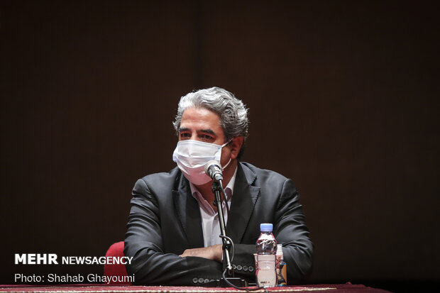  حضور مجید فروغی مدیر روابط عمومی سی و ششمین جشنواره موسیقی فجر در  نشست خبری سی و ششمین جشنواره موسیقی فجر