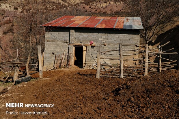 Rural serenity of winter days in Mazandaran
