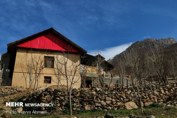 Rural serenity of winter days in Mazandaran
