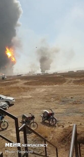 Fuel tanker blast at Afghan-Iran border causes massive fire
