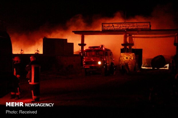 Fuel tanker blast at Afghan-Iran border causes massive fire