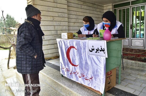 کاروان سلامت هلال احمر در روستاهای مرزی گلستان