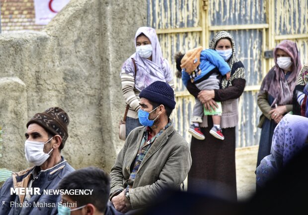 کاروان سلامت هلال احمر در روستاهای مرزی گلستان