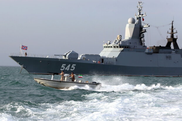 Iranian-Russian ‘Marine Security Belt’ drill
