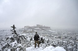 بارش شدید و کم سابقه برف در یونان