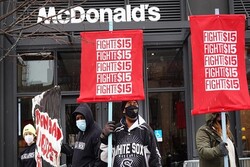 اعتراضات کارگران در ۱۵ شهر آمریکا
