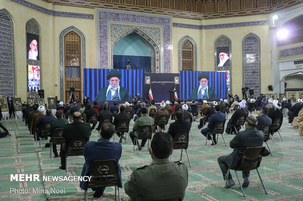 Leader's meeting with people of Tabriz on 43rd uprising anniv
