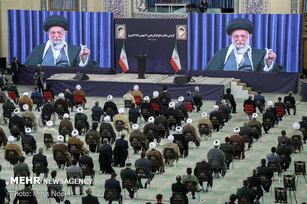 Leader's meeting with people of Tabriz on 43rd uprising anniv
