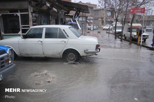 آبگرفتگی معابر ناحیه منفصل شهری نایسر
