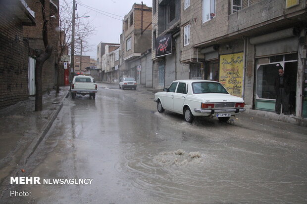 آبگرفتگی معابر ناحیه منفصل شهری نایسر
