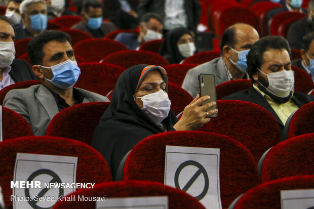 مراسم معارفه قاسم سلیمانی دشتکی استاندار جدید خوزستان