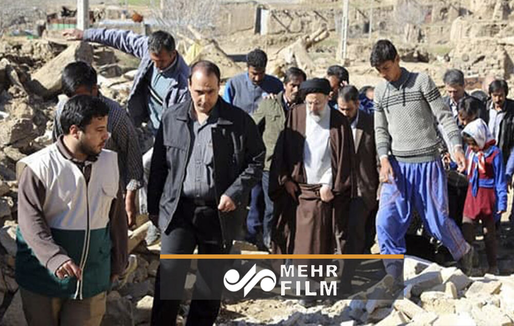 عدلیہ کے سربراہ کا زلزلہ متاثرہ سی سخت علاقہ کا دورہ