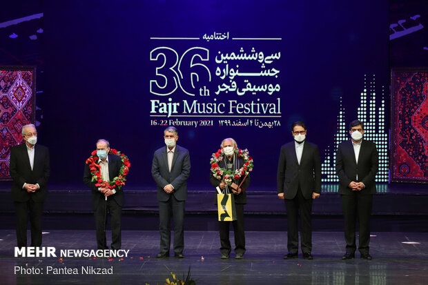 سی‌وششمین جشنواره «موسیقی فجر» به پایان رسید/ قدردانی وزیر بهداشت