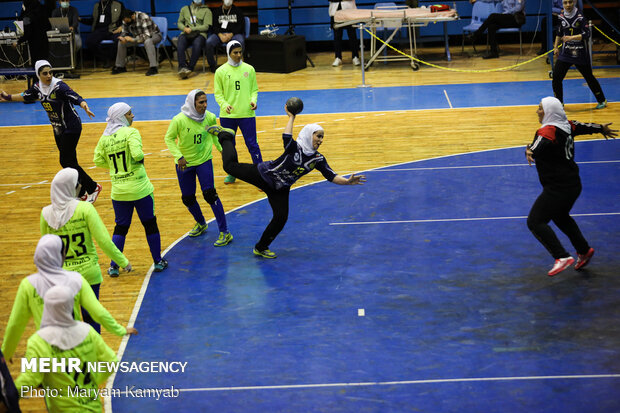 Final match of Iran's Women Handball League
