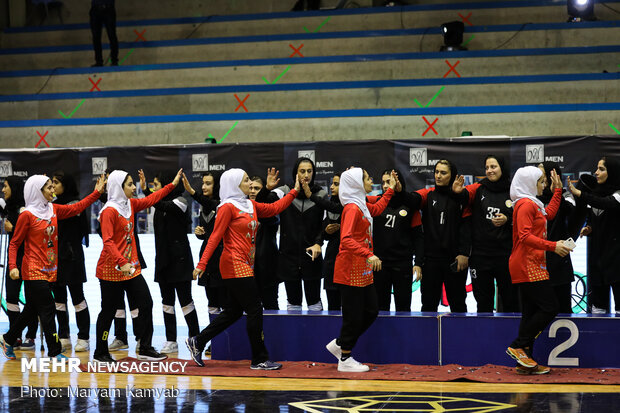 Final match of Iran's Women Handball League
