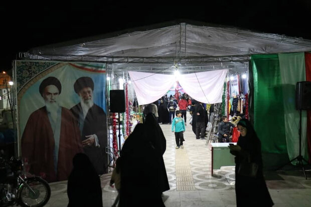 نمایشگاه «شمیم بهشت» در شهر قنوات افتتاح شد
