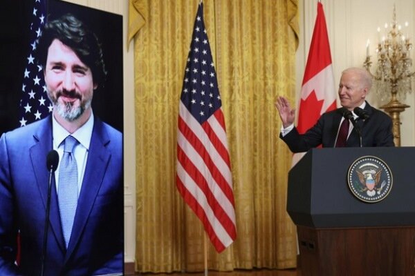 بایدن: آمریکا و کانادا به مقابله با نقض آزادی‌ها متعهد هستند!