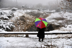 وقوع کولاک برف در اصفهان/ دما تا ۷ درجه افزایش دارد