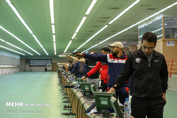 Workers shooting competition