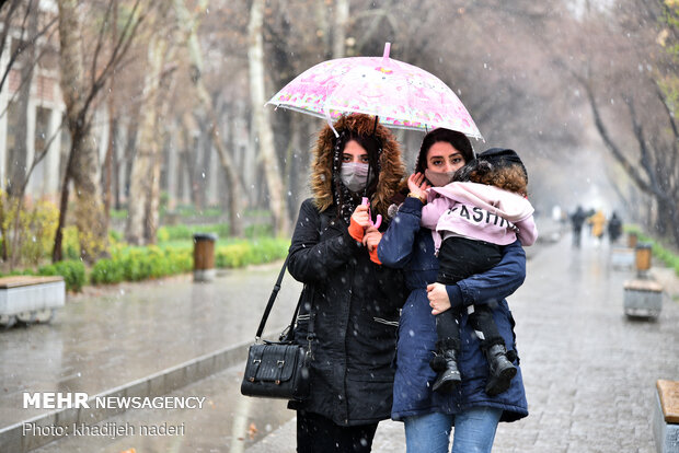 رگبار و کولاک برف در جنوب و غرب اصفهان/ بارش‌ها اوج می‌گیرد