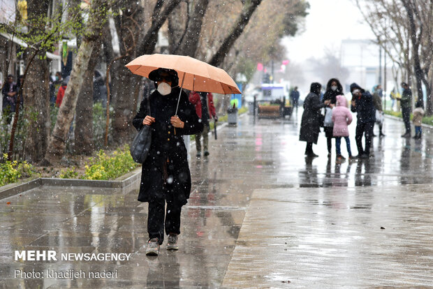 برف و باران اصفهان را فرامی‌گیرد/احتمال وقوع رواناب در برخی مناطق