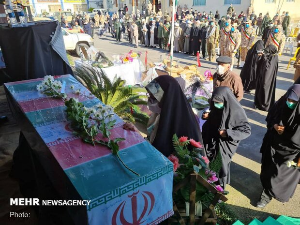 مراسم تشییع شهدای گمنام در مازندران
