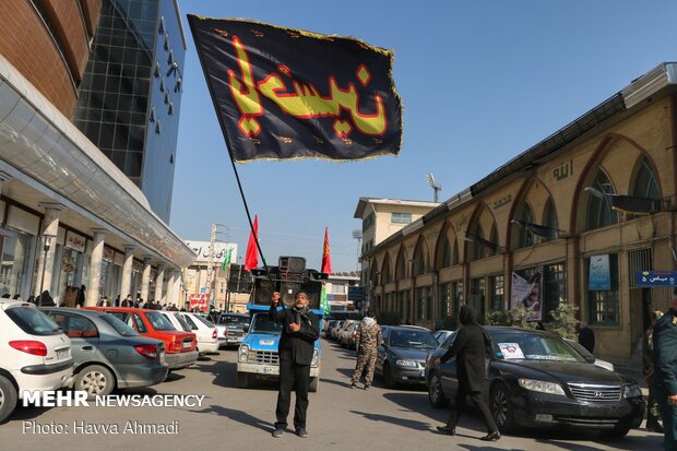 تشییع پیکر شهید «علی اکبر محمدی» در قائمشهر