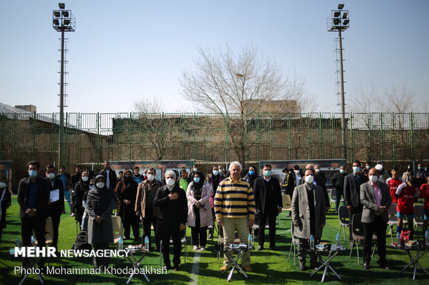 آیین اختتامیه دومین لیگ فوتبال پسران آینده ساز و اولین لیگ داژبال دختران تلاشگر ویژه کودکان کار شهر تهران