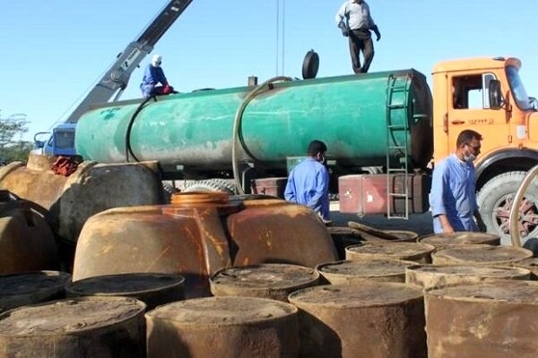 تعزیر قاچاقچی سوخت در ایرانشهر