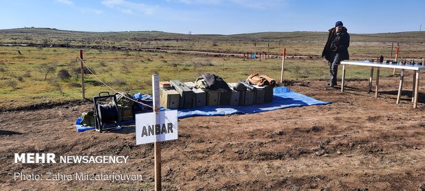 Demining of liberated areas in Azerbaijani Fuzuli
