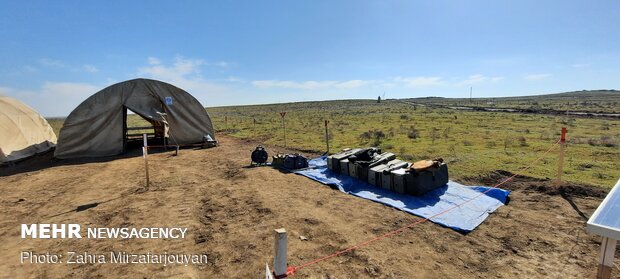 Demining of liberated areas in Azerbaijani Fuzuli
