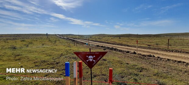 Demining of liberated areas in Azerbaijani Fuzuli
