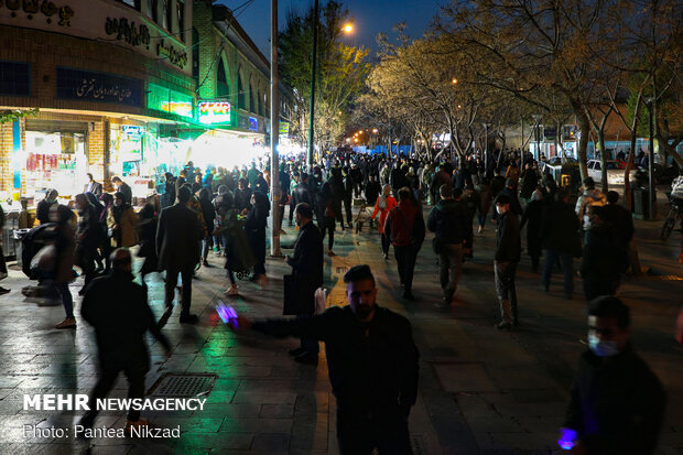 شلوغی بازار تهران در روزهای کرونایی