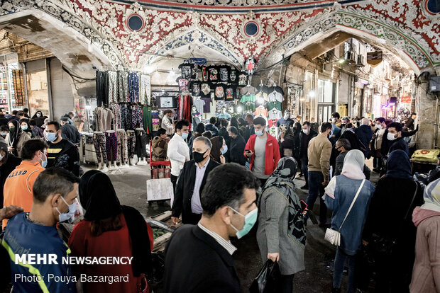 جولان کرونا در بازار بزرگ تهران