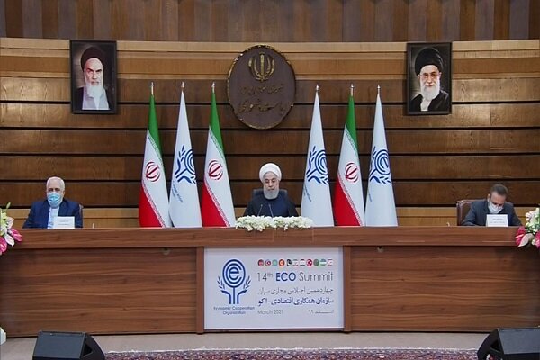 Rouhani urges for stepped-up trade relations among ECO states