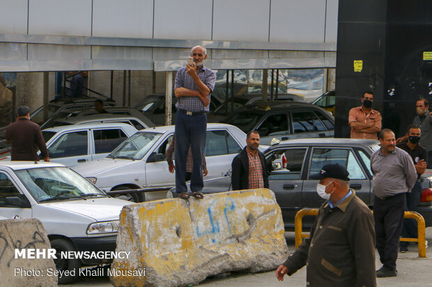 مانور خودرویی «هشدار کرونا»