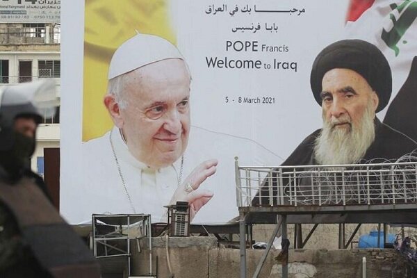دیدار رهبر کاتولیک های جهان با مرجع عالی قدر شیعیان عراق