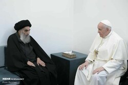 مرکز گفتگوی ادیان درباره دیدار آیت‌الله سیستانی و پاپ بیانیه داد