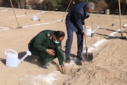 بوستان شهید گمنام در یزد افتتاح شد