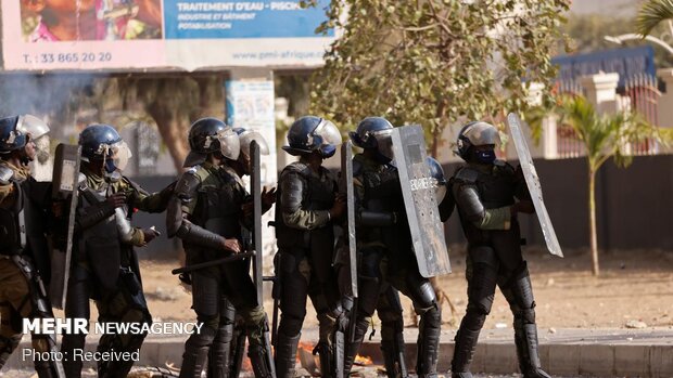 درگیری معترضان در سنگال با پلیس