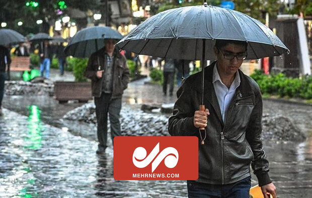 احتمال بارش باران در تهران و چند استان کشور