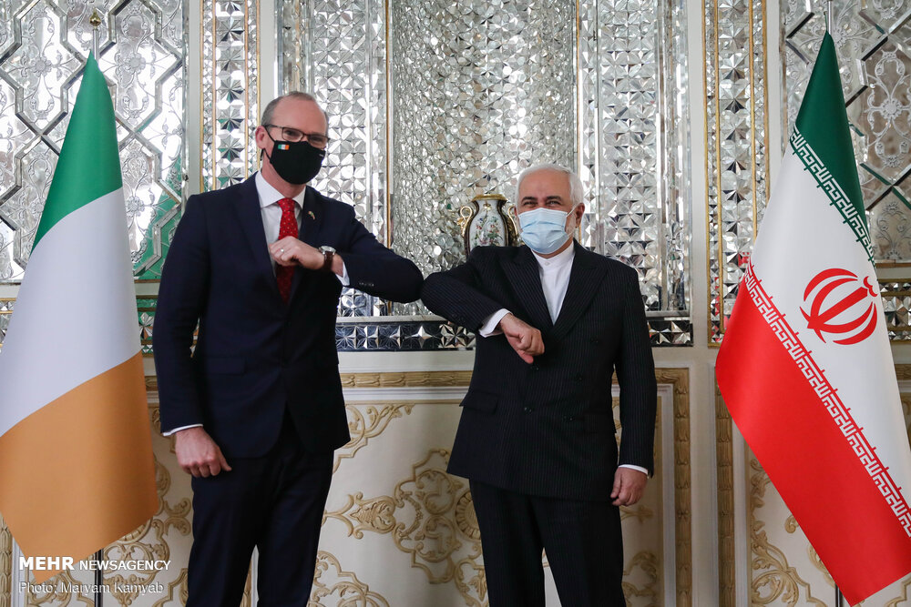 ایران اور آئرلینڈ کے وزراء خارجہ کی ملاقات
