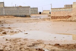 وقوع سیلاب در شهر دیزج خوی