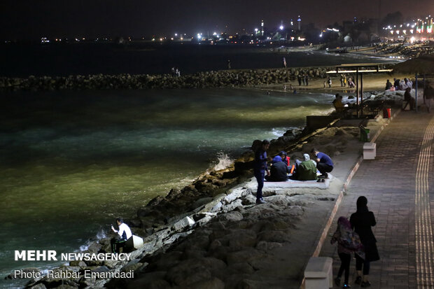 Bandar Abbas beach nights