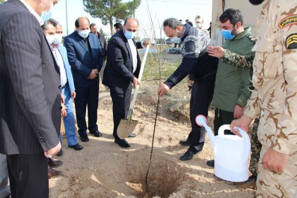  ۲۵۰ اصله نهال به نام شهدا در پیشوا کاشته شد