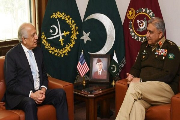 خلیل‌زاد با رئیس ستاد مشترک ارتش پاکستان دیدار کرد