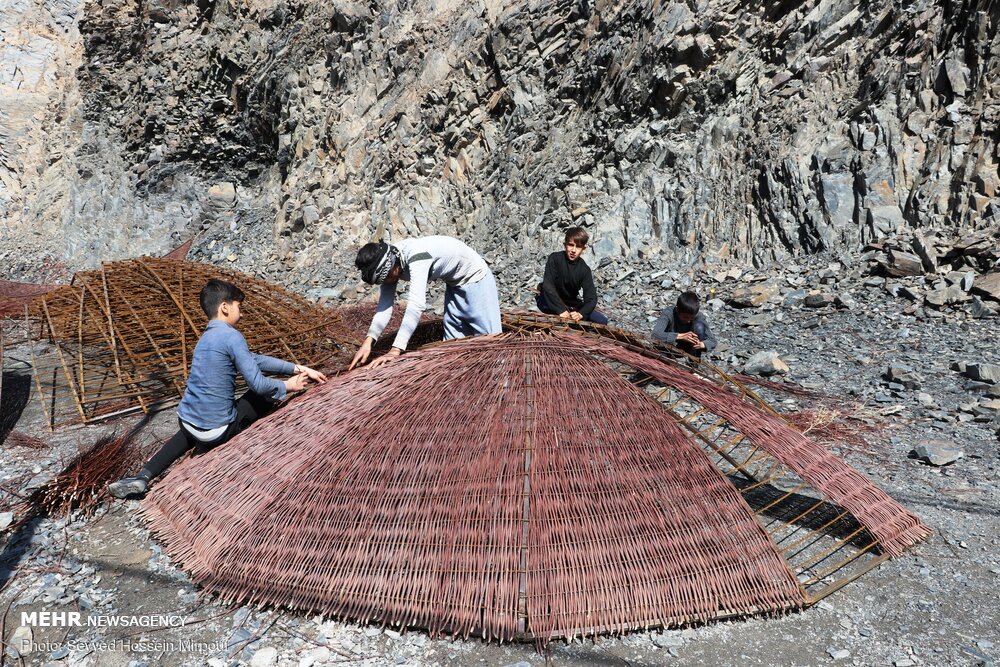 Twig weaving in Razavi Khorasan

