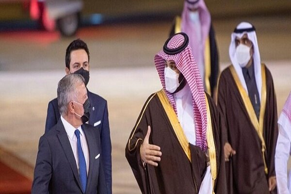 شاه اردن و ولیعهد بحرین با ولیعهد سعودی دیدار کردند